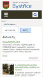 Mobile Screenshot of mestobystrice.cz